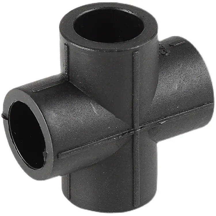 HDPE lige diameter kryds fittings