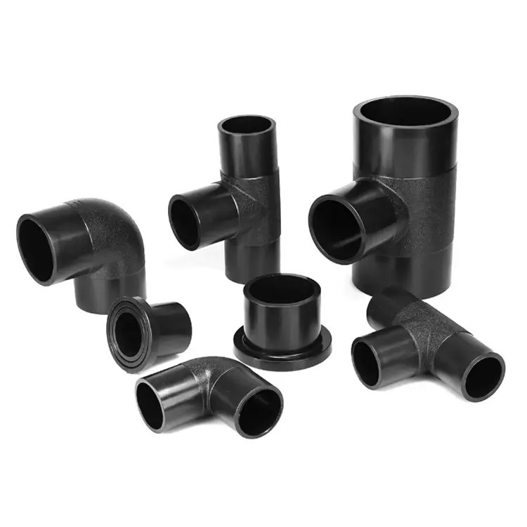 HDPE lige lige tee 90 grader