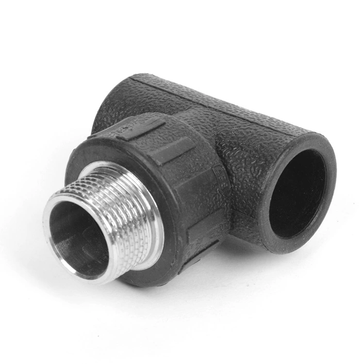 HDPE Male trådede T-shirt til hybridforbindelse