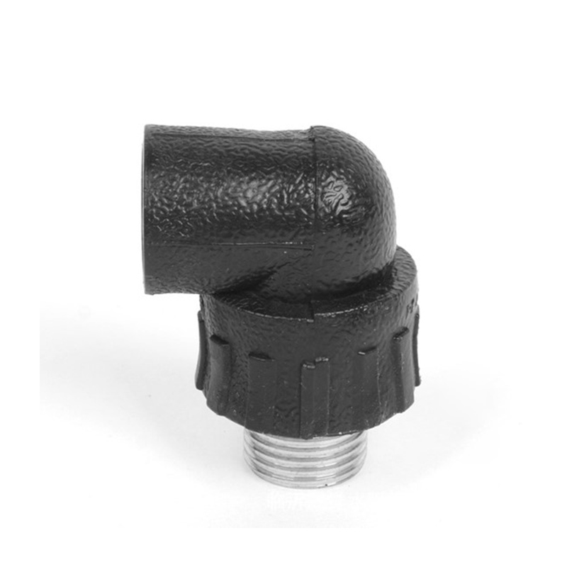 Højtryks-HDPE udvendigt gevind albue