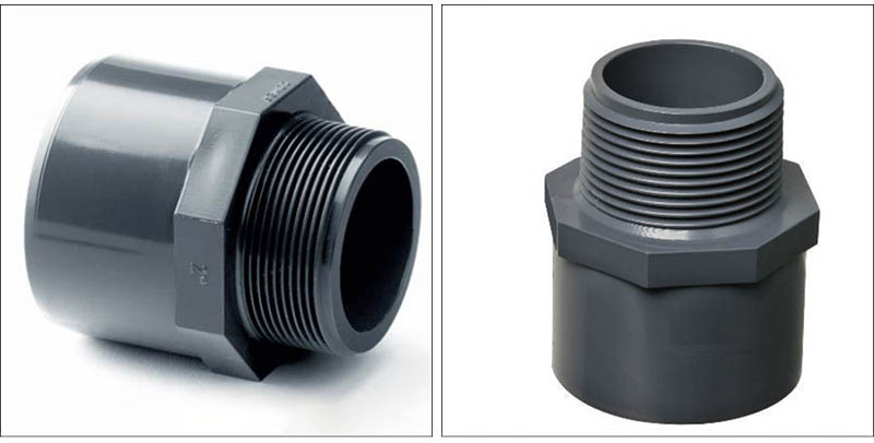PVC male threaded coupling