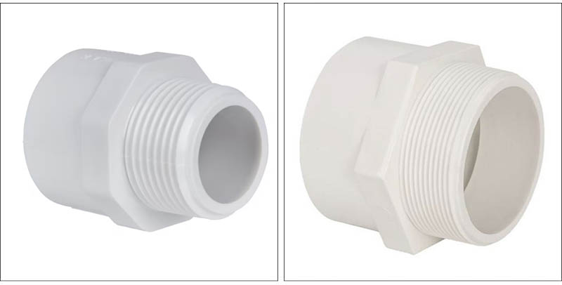 PVC male threaded coupling